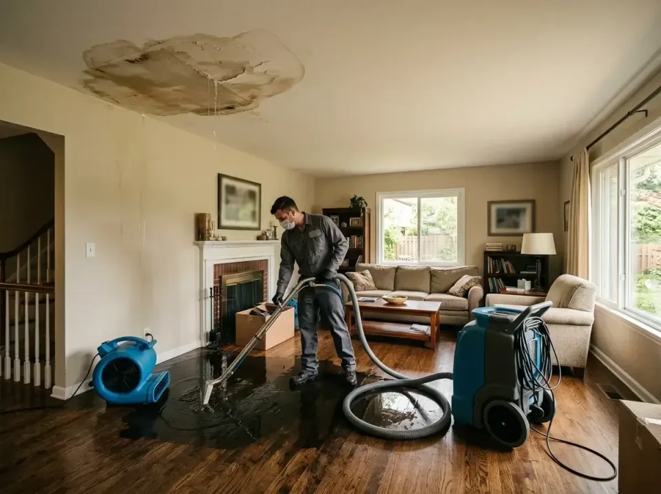 attic-pipe-burst-ceiling-drip-008 — frequently asked questions, Water Damage Restoration & Carpet Care in Genoa City, WI
